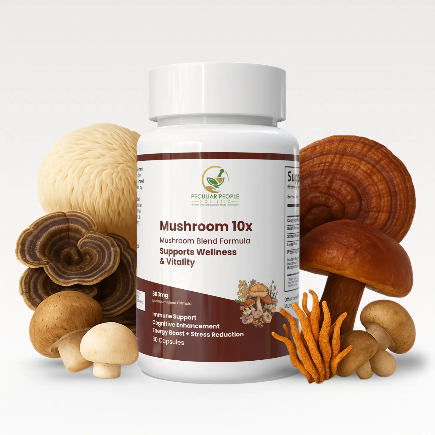 Mushroom 10x Capsules Peculiar-People-Holistic