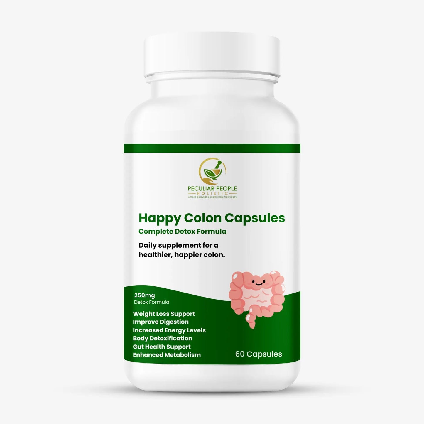 Happy Colon Detox Capsules Peculiar-People-Holistic