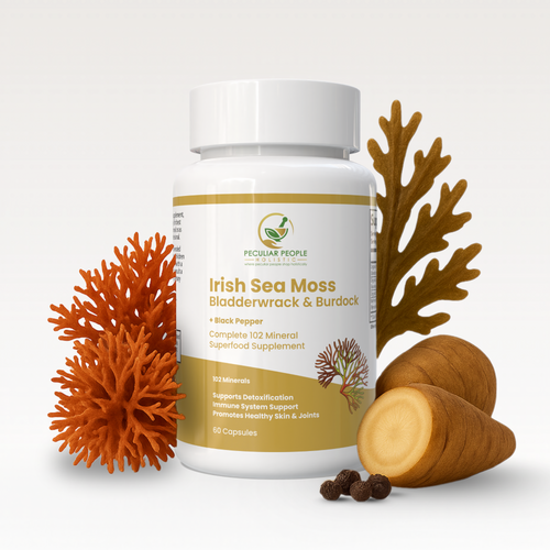 Irish Sea Moss, Bladderwrack & Burdock Root Capsules