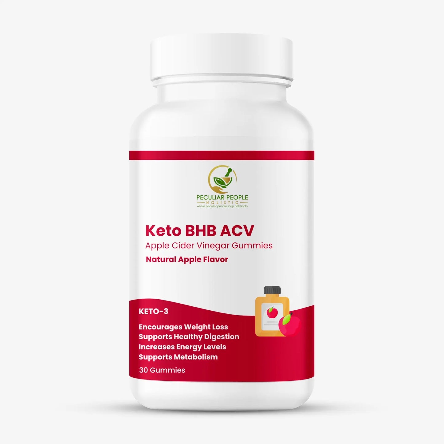 Keto BHB Apple Cider Vinegar Gummies Peculiar-People-Holistic