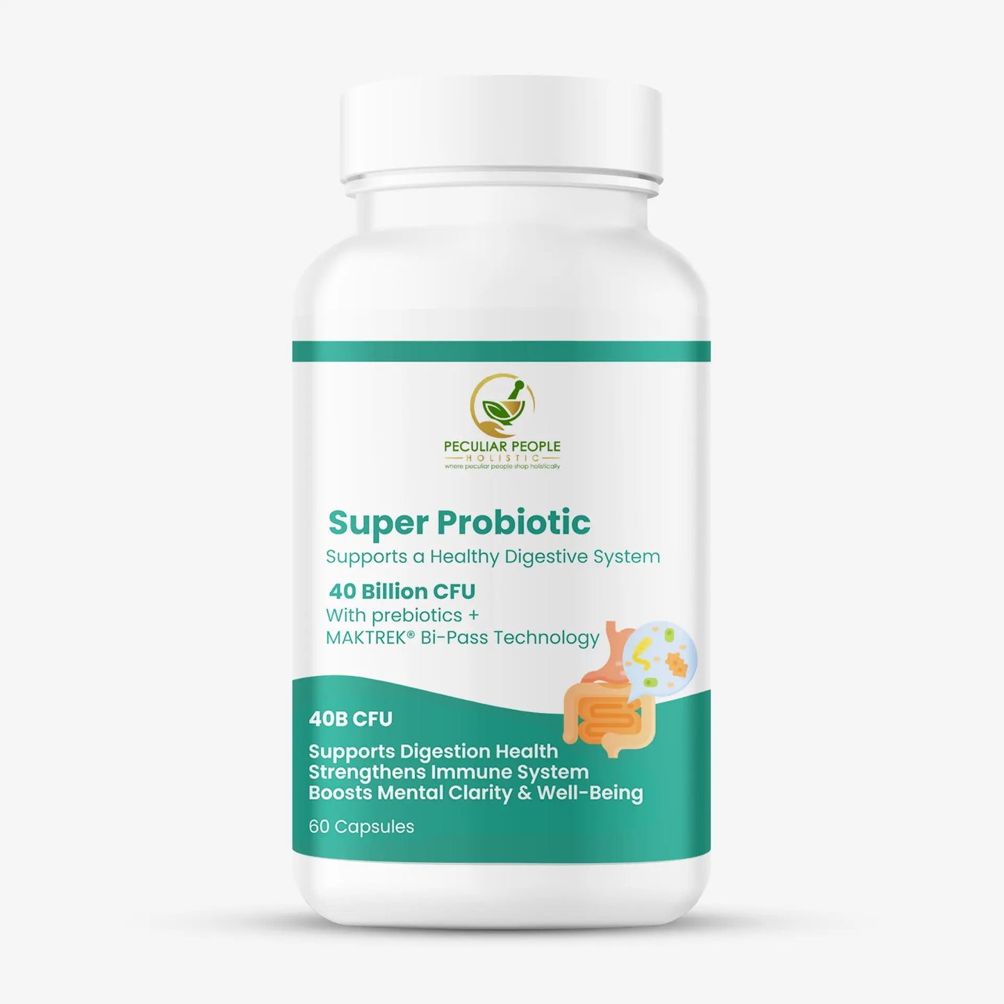 Super Probiotic 40B CFU Capsules Peculiar-People-Holistic