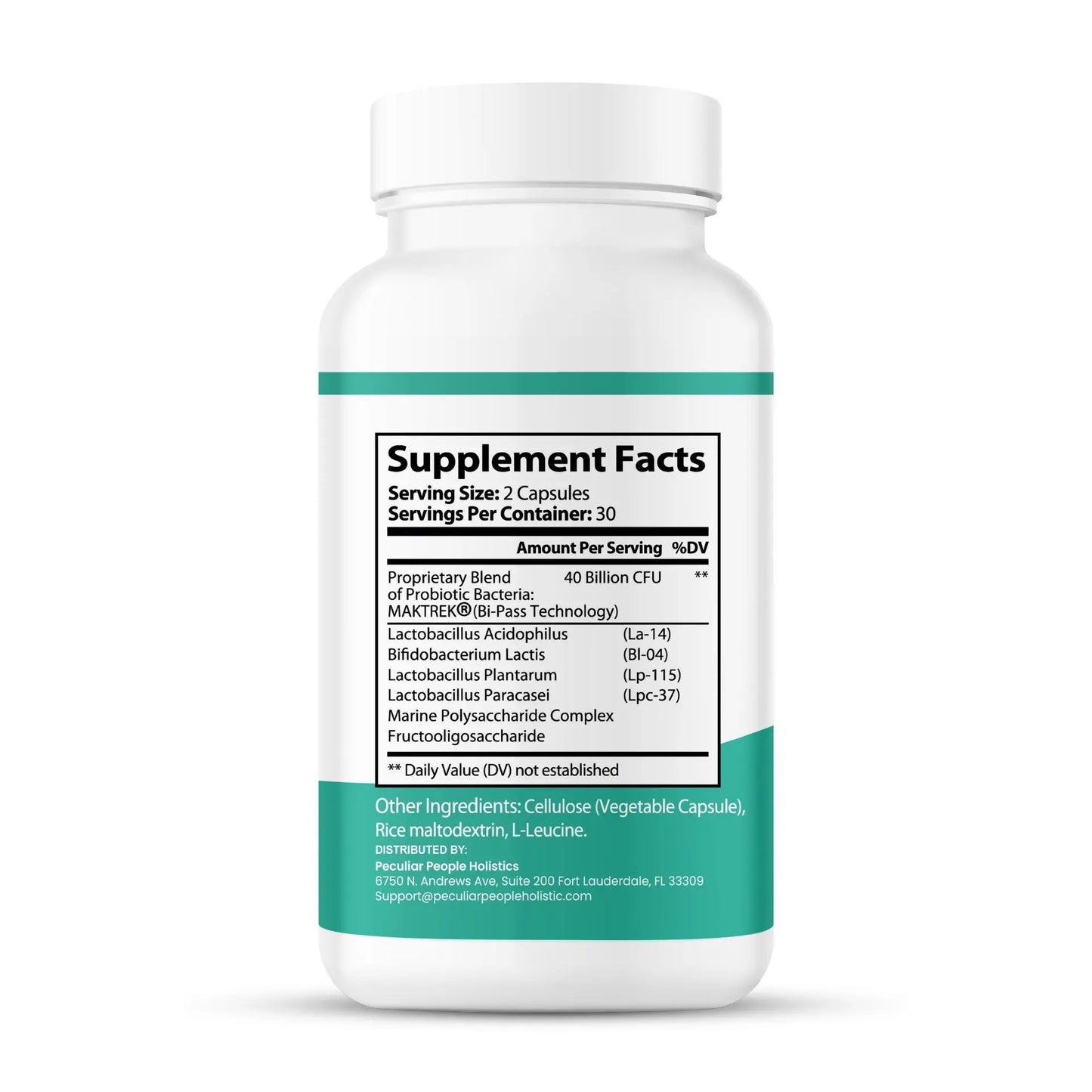 Super Probiotic 40B CFU Capsules Peculiar-People-Holistic
