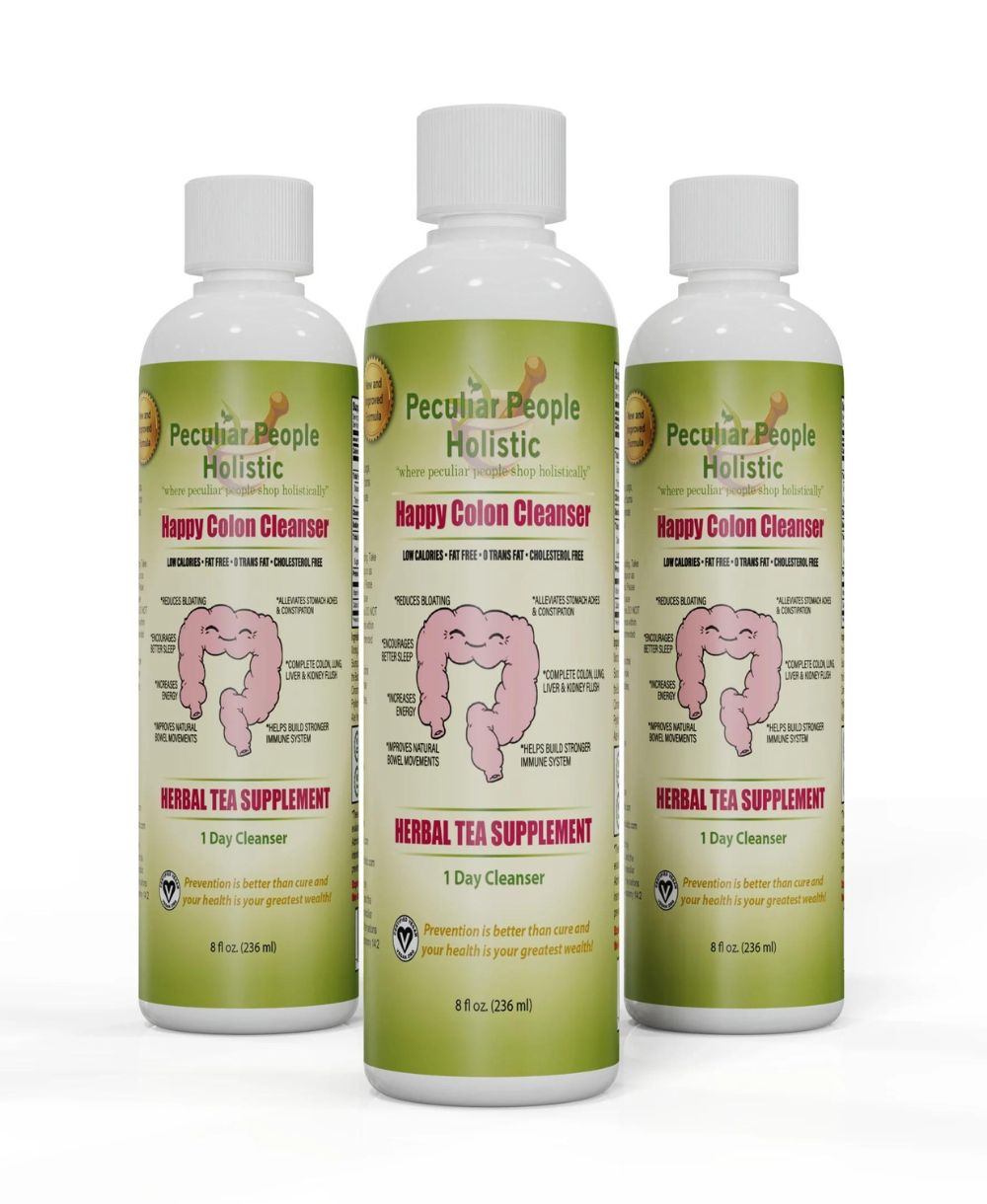 1 Day (Happy Colon) Cleanser 3x Detox Bundle